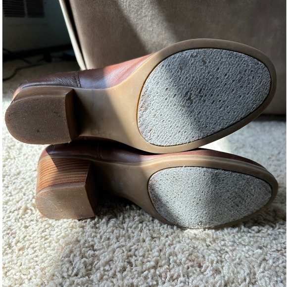 Bandolino Leather Western Ankle Boots Colorful Woven Accent Size 8.5M‎ - Picture 8 of 9